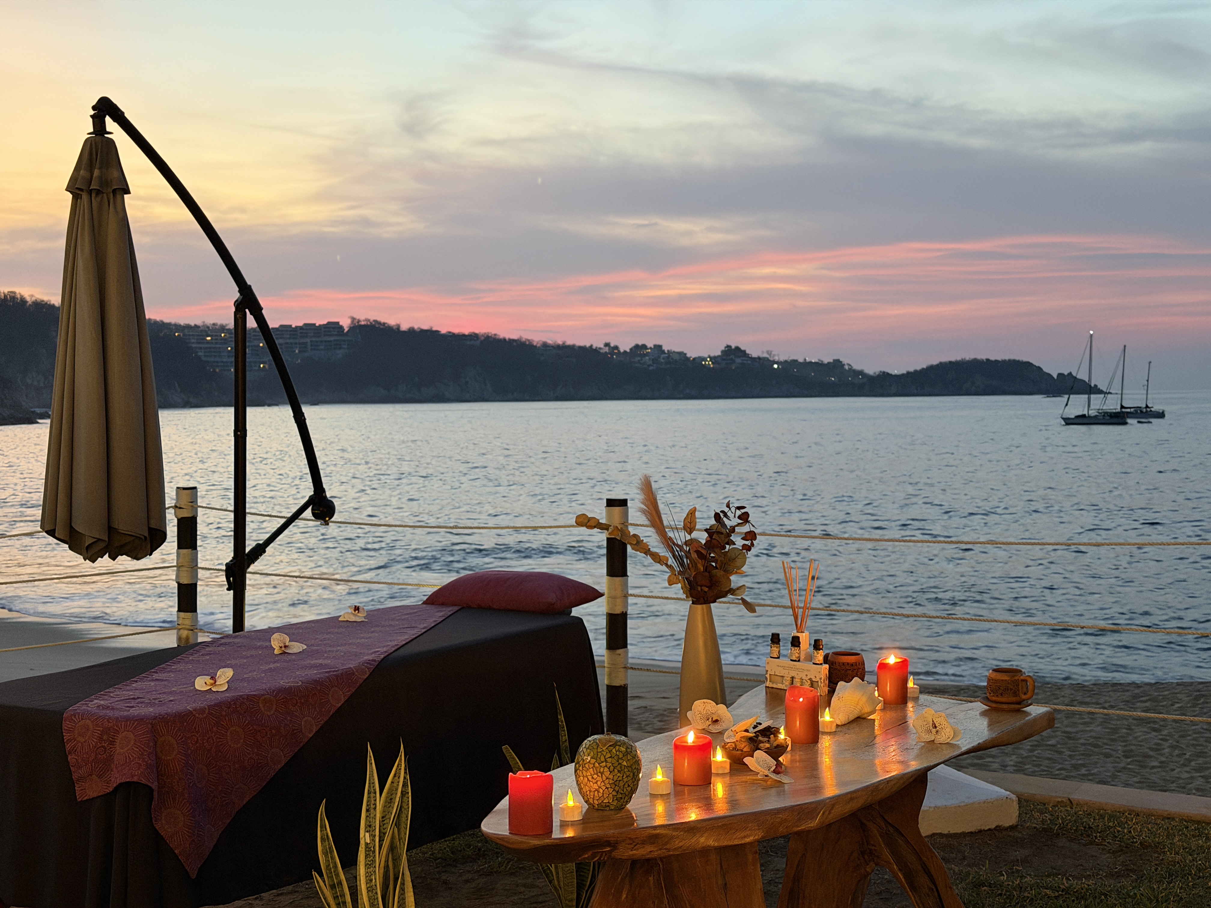 Experiencia wellness en Huatulco frente al mar